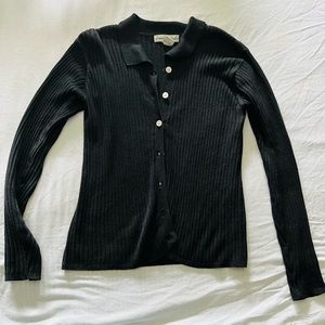 ♥️4 for $25 Black Button Up Top